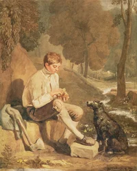 En ung vedhuggare, 1812