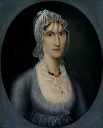 Porträtt av Mrs Barbara Baker Murphy (hustru till sjökapten)