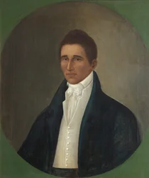 Porträtt av en gentleman - Daniel Coker, ca 1805-ca 1815 (olja på duk)