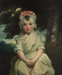 Georgiana Augusta Frederica Elliott 1782-1813, senare Lady Charles Bentinck, 1784.