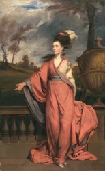 Jane Fleming, senare grevinna av Harrington, ca 1778-79 (olja på duk)