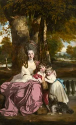Lady Elizabeth Delme och hennes barn