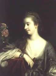 Mrs. Dominic Angelo, ca 1759 (olja på duk)