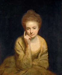 Neoclassicism: Portrait Study of a Young Lady av Reynolds, Sir Joshua (1732-1792)