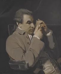 Porträtt av Joseph Baretti, kopia (olja på duk)