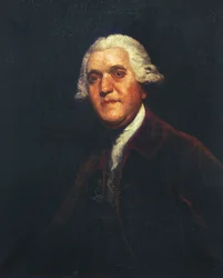 Porträtt av Josiah Wedgwood (olja på duk)