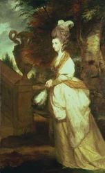 Porträtt av Lady Hertford (1759-1834) 1777-78 (olja på duk)