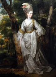 Porträtt av Mrs Elizabeth Karnak av Joshua Reynolds