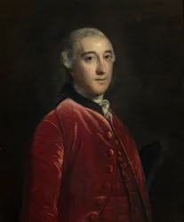 Porträtt av en gentleman; möjligen George Bridges Brudenell, ca 1743-92 (olja på duk)