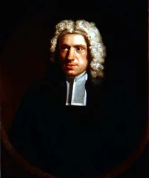 Porträtt av pastorn William Beele (1704-57) kapellan till varvet i Plymouth, ca 1748-49