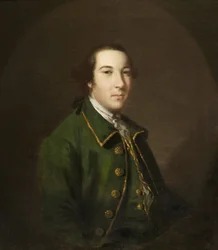 Sir Peter Byrne Leicester, 4:e baronet, ca 1750