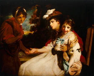 The Gypsy Fortune Teller, c.1781 (olja på duk)