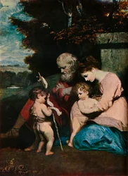 Den heliga familjen med spädbarnet St John, 1788-9