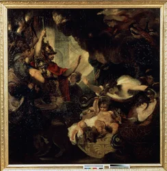 Spädbarnet Hercules ströp ormarna, 1786-88