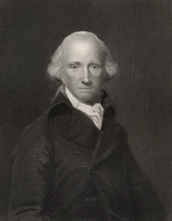 Warren Hastings, graverad av H. Robinson, ur "National Portrait Gallery, volym III", utgiven cirka 1835