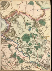 B3, Detalj från karta över tio mil runt Leeds
