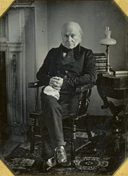 John Quincy Adams, ca. 1850. Skapare: Josiah Johnson Hawes, Albert Sands Southworth.