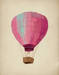 Drömmande rosa flygning