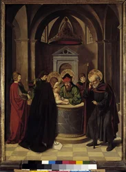 Scener ur Jungfruns liv: omskärelse, ca 1500 (olja på trä)
