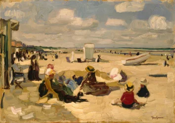 J.Goossens, stranden La Panne