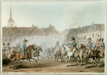 De allierade regenterna efter slaget vid Leipzig