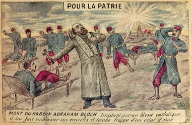 Rabbin Blochs död, 20:e århundradet (illustration)