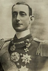 Porträtt av Louis de Savoie , hertig av Abruzzo ,ca. 1900(foto)