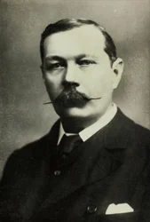 Porträtt av Sir Arthur Conan Doyle (foto)