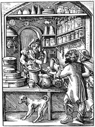 Drogist, 1500-talet 1849.