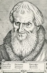 Porträtt av Hans Sachs (Nürnberg