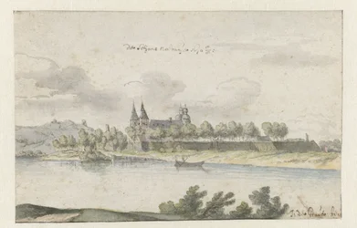 Utsikt över Fort Navagne, Limburg