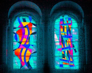 Light at Noon, från serien Eglise St Pierre d"Arene, 2015 (fotografi)