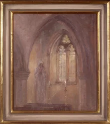 Gotisk kyrka (målning)