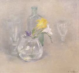 Stilleben med glas