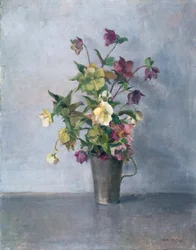 Stilleben med blommor