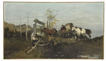 Samtal vid brunnen, 1877