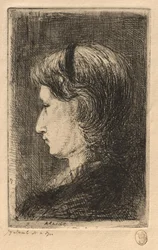Porträtt av Mrs. Israel, 1875.