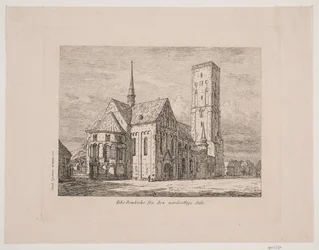 Ribe domkyrka från nordöstra sidan