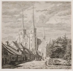 Roskilde domkyrka, sedd från sydväst