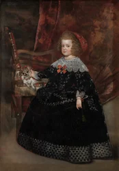 Maria Teresa, Spädbarn av Spanien, ca 1645 (olja på duk)