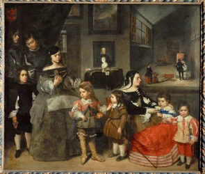 Konstnärens familj (målning på duk)