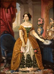 Porträtt av Doña Dolores Tosta de Santa Anna