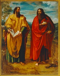 Evangelisten Matteus och Barnabas (målning)