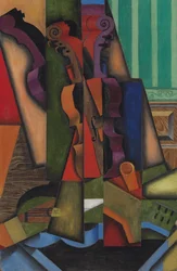Gitarr och fiol, 1913
