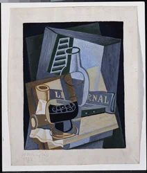 Stilleben framför ett fönster, 1922