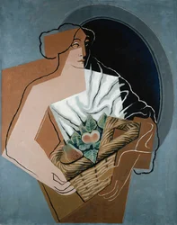 Kvinna med korg; Kvinna med korg, 1927