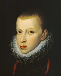 Porträtt av Filip III 1578-1621, kung av Spanien och Portugal