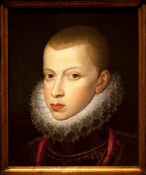 Porträtt av prins Philip III (Felip III av Castella, känd som den fromme