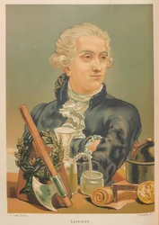 Porträtt av Antoine-Laurent Lavoisier 1743-1794, 1879.