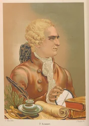 Porträtt av Jean le Rond D